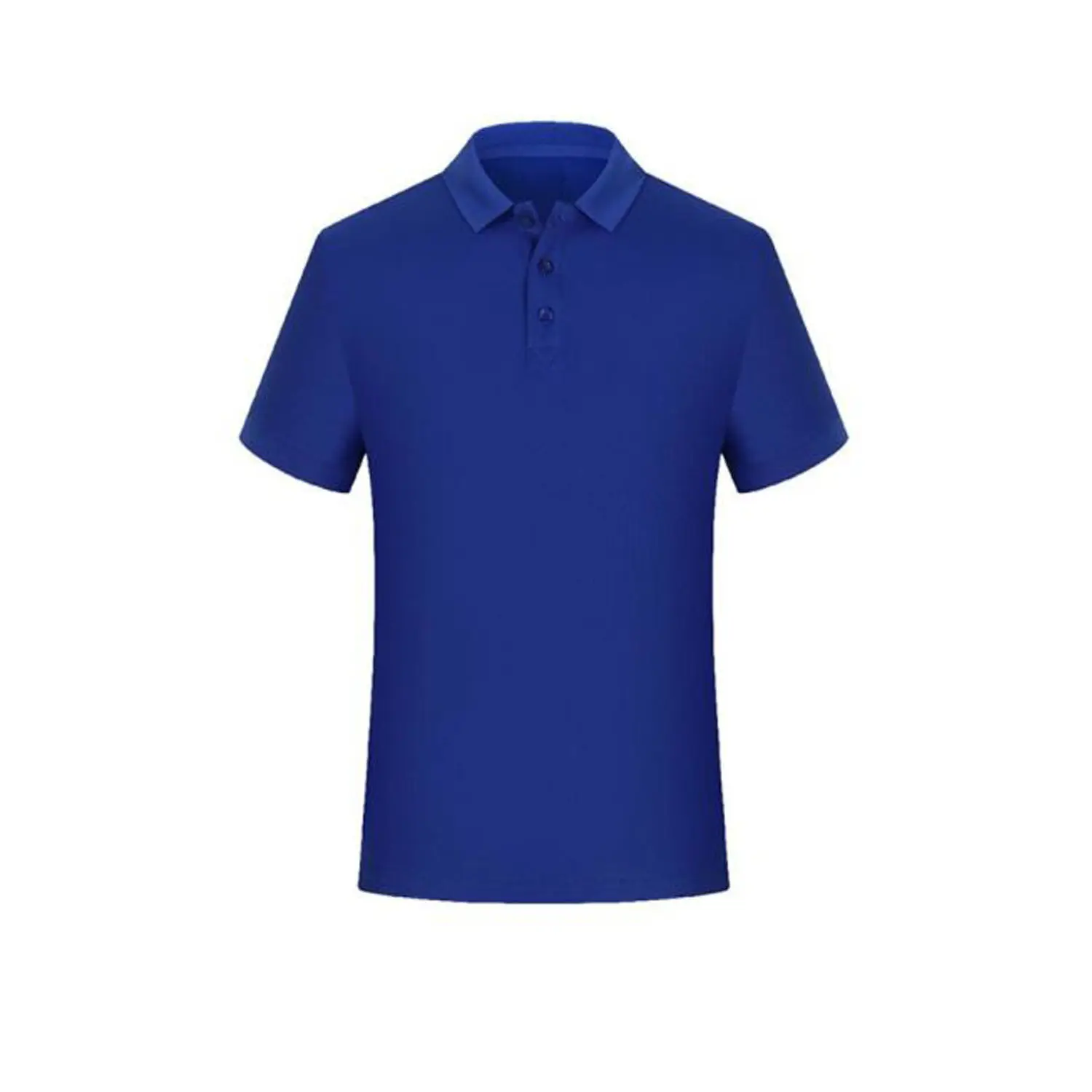 مخصص الملكي اللون رخيصة الرجال ملابس رياضية بولو تي شيرت ، الجملة الرجال الأزرق الملكي مع المطبوعة شعار OEM بولو تي شيرت