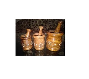 Özelleştirilmiş boyutu ve mutfak kullanımı için toptan ahşap harç ve pestle özelleştirilmiş boyutu için ucuz fiyat - Product Image 4
