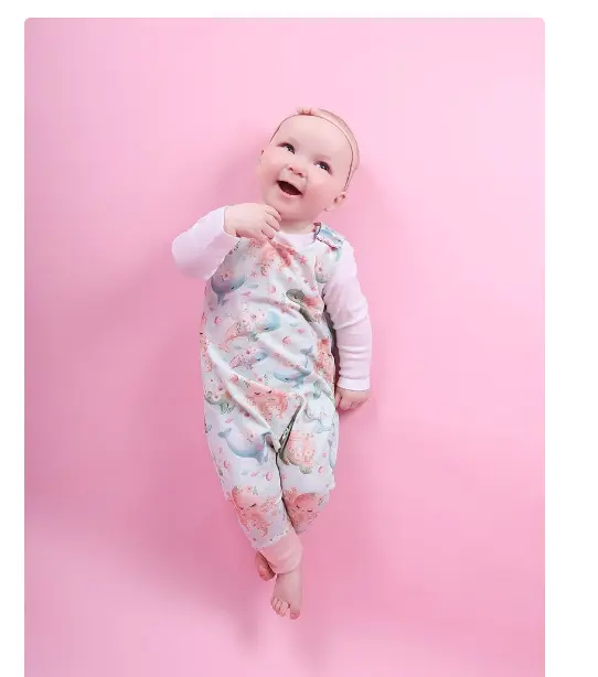 100% Organic cotton Interlock 220 GSM baby rompers two piece pajama newborn onesie GOTS certified Indian manufacturer CPC cloths