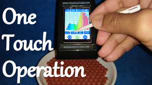 Instrumento de espectrofotómetro colorímetro con software de interfaz de computadora Sistema de medición de color para un control de color consistente