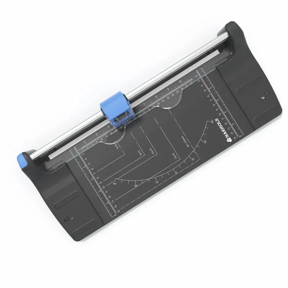 Premium A4 12 "4 en 1 recortadora de papel rotativa línea punteada cortador de papel con cuchillas de perforación de onda perforada IDPC010
