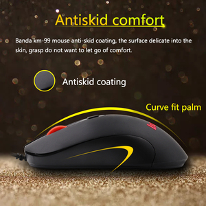 Werksverkauf RGB Ergonomische USB Optische kabel gebundene Gaming-Tastatur und Maus Combo LED Hintergrund beleuchtete PC-Tastatur - Product Image 6