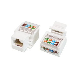 UTP/FTP连接器放大器Rj45 6类模块化插孔6类梯形插孔网络电缆模块 - Product Image 1