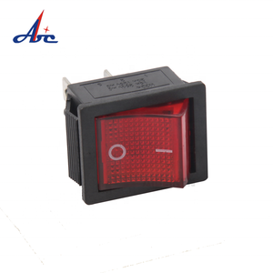 RS404 6A 250 V mini 3 yollu kırmızı ışık güç aracı on/off anahtarı KAYNAK MAKINESİ rocker anahtarı t85 - Product Image 6