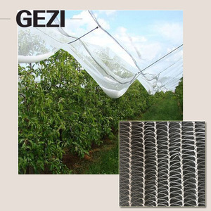 Anti-Hagel-Leno-Netze Anti-Hagel jungfräulich hdpe gestrickt gewebtes Netz weiß rot 50 60 70 GSM für Garten Agro Oliven Obstbaum