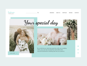 Beste Hochzeits-Event-Websites mit individuellem Webdesign für Win-Betriebs systeme Digitales Paket für die Hochzeits planung - Product Image 2