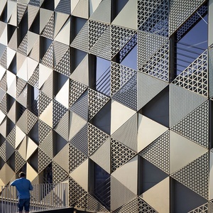 Facades External Wall Cladding Aluminum Perforated Design <strong>Facade</strong> Panel - Product Image 2