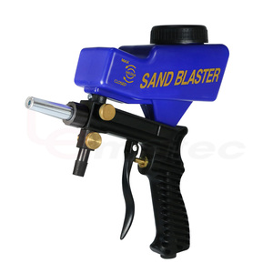 Portable Gravity Siphon Feed Sandblasting Gun Pneumatic <strong>Small</strong> Sand <strong>Blasting</strong> Machine Compressor Tool