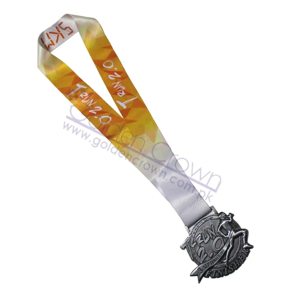 جودة عالية مخصصة _ ميدالية معدنية ثلاثية الأبعاد ميدالية رياضية للجري _ موردو ومصنعون ميداليات مخصصة