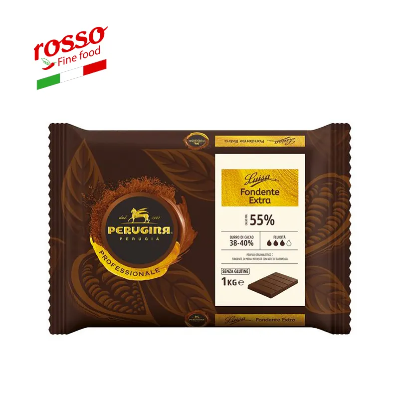 Chocolate negro profesional, PERUGINA, Luisa, Pani, 1Kg, hecho en Italia