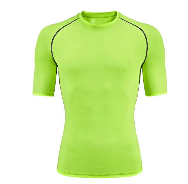 Pelli di alta qualità camicia attillata a compressione Rash Guard camicia sportiva da donna e da uomo Rash Guard