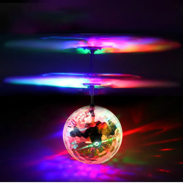 New Flying Ball LED Luminous Kid Flight Balls Electronic Infrared Induction Aircraft Remote Control Toy Magic Sensing Helicopter