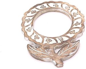 Hiện Đại Mộc Mạc Bằng Gỗ Rèm <span class=keywords><strong>Tie</strong></span> Lưng Thiết Lập 2 Khắc Khóa Chủ Sở Hữu Với Móc Nhà Trang Trí Phụ Kiện Cho Cửa Sổ Rèm Cực - Product Image 3