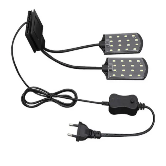 15W Super Sottile HA CONDOTTO L'illuminazione Dell'acquario Piante Fresche Coltiva La Luce Clip-on Lampada Per Fish Nano Serbatoi