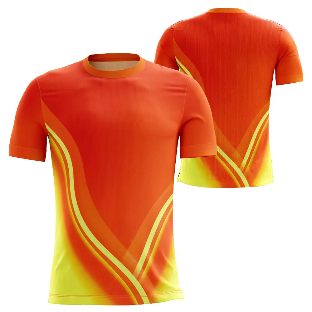 Sublimation Soccer Jersey Polyester Made Sports Wear Soccer Football Jersey With Customized Printed Design