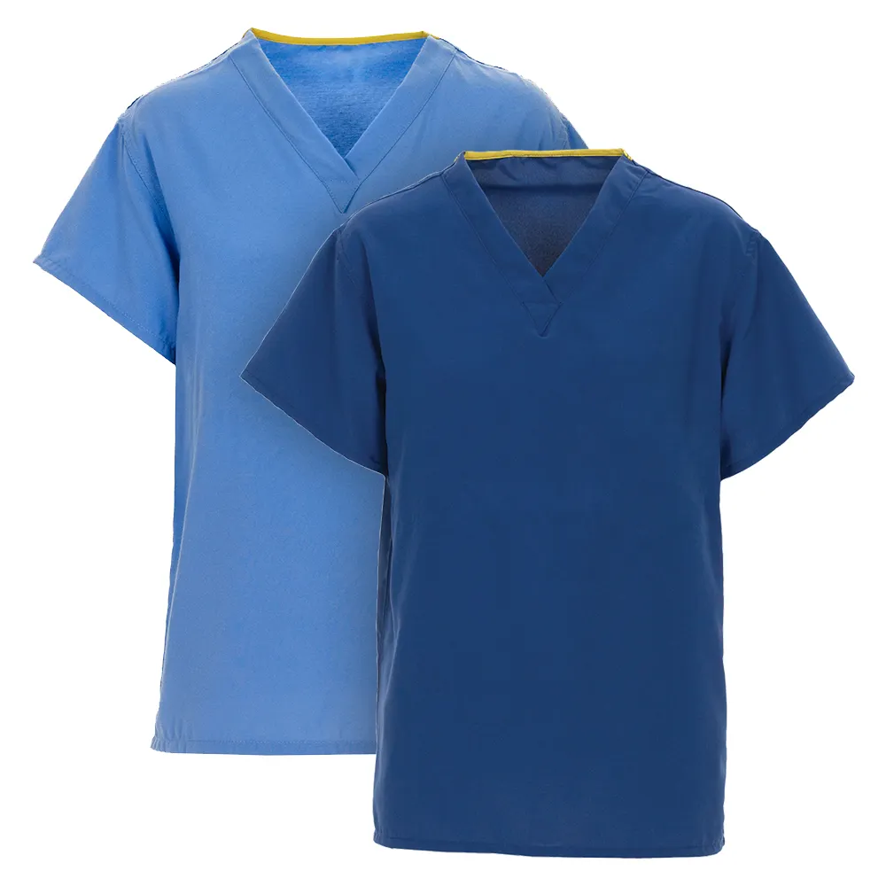 Uniformes médicos de enfermería para mujer, camisetas con estampado personalizado, camisas quirúrgicas, gran oferta