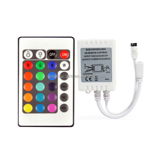 DC12V 24 IR di Chiavi A Distanza di RGB HA CONDOTTO Il Regolatore 6A Scatola di Controllo RGB Per 5050 RGB Luci di Striscia del LED - Product Image 1