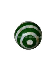 RF Crafts Inflatable Decorative Mother of Pearl <strong>and</strong> Bone Flask Cover <strong>Balls</strong> Round Pattern Stress Toy Easy Inflation Features