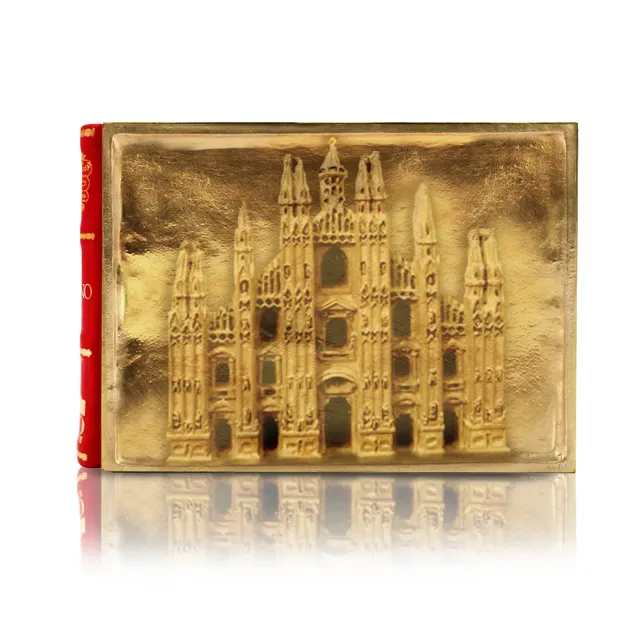 Milano-altın heykel ile kitap-lüks hediye-heykeller ev dekorasyonu-ev dekorasyonu-özel kitapların yayıncısı