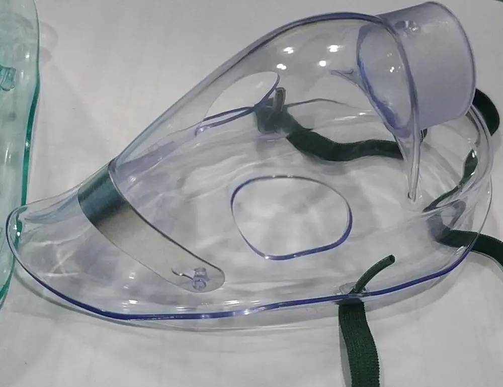 Video! Exportando desde 2004, molde de inyección profesional de máscara de oxígeno/nebulizador médico de PVC de 2 cavidades, molde de velo