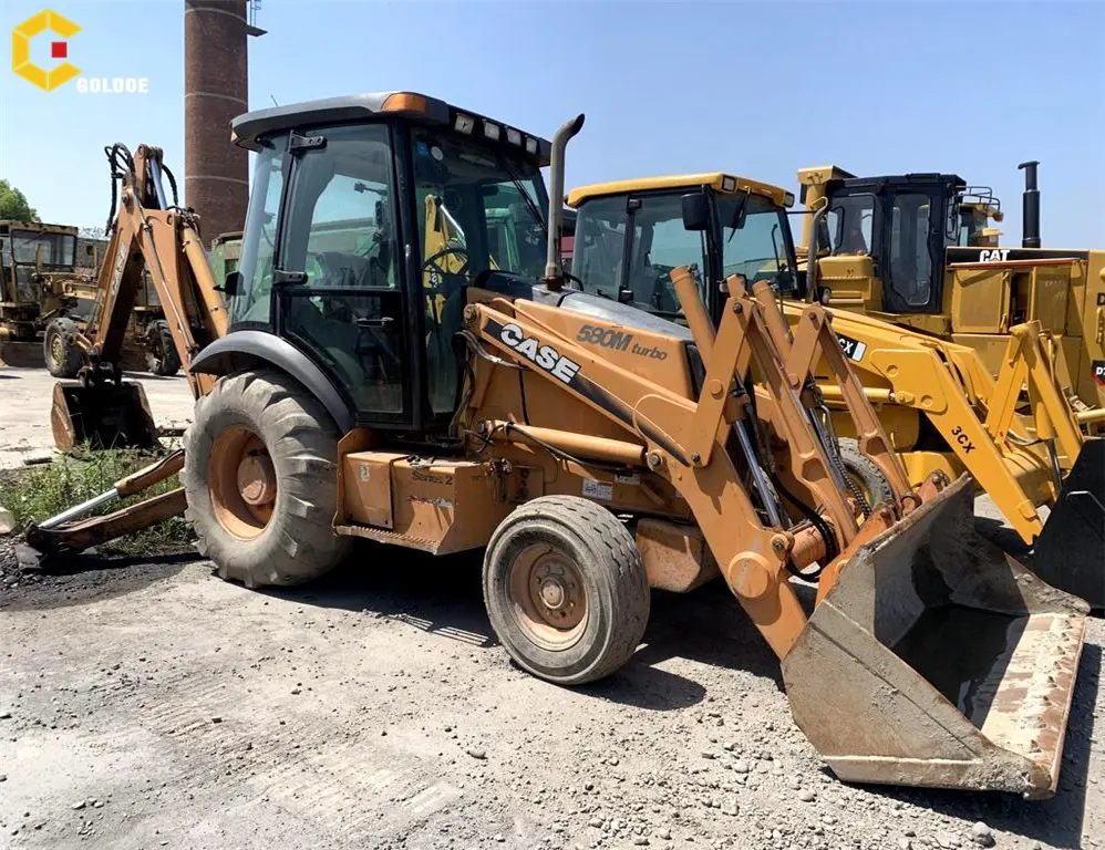 Digunakan Case 580M Wheel Loader Backhoe untuk Dijual