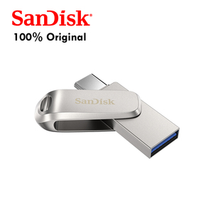 100% ออริจินัลสำหรับ Sandisk ultra dual Luxe Type-C 3.1 USB OTG Flash Drive SDDDC4-064G วัสดุโลหะสต็อกใหม่ - Product Image 4
