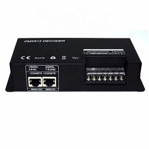 DMX 512 3CH 4CH x 8A декодер DMX светодиодный контроллер 3 канальный вертолет 4-канальный драйвер RGB/RGBW Светодиодная лента DC 12V-24V Высокое качество DMX декодер