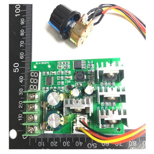 Taidacent 60V 1500W DC Motor Controller Board RPM Anzeige 24 Volt Speed Controller 12V 30A PWM DC motor Controller - Product Image 6