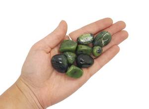 หยกสีเขียวหิน TUMBLED/คริสตัลธรรมชาติหยกขัดหินโมรา TUMBLES/ขายส่งหยกหยกหยกเกลือกกลิ้งหิน - Product Image 2