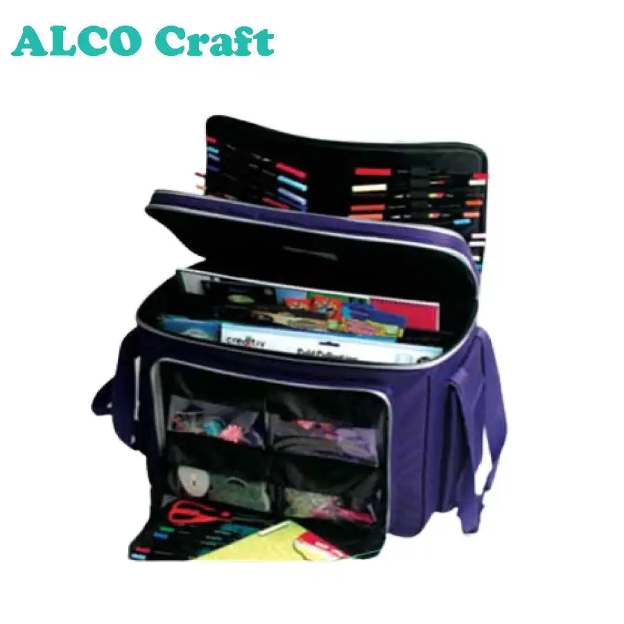 Beautiful purple color cheap travel bag trolley luggage