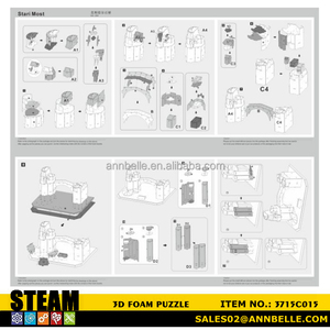 3D пазл из бумаги, головоломка Mostar bridge (Босния и евровина) - Product Image 6