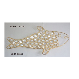 黄铜镀银矩形设计师托盘 - Product Image 6