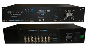 High Quality TQM 8000 PLUS Analog Modulator 8-to-4 Multiplexer RF Modulator 8 <strong>Inputs</strong> Accepting <strong>IP</strong> Audio ASI Featuring VCT <strong>DVB</strong>-C - Product Image 6