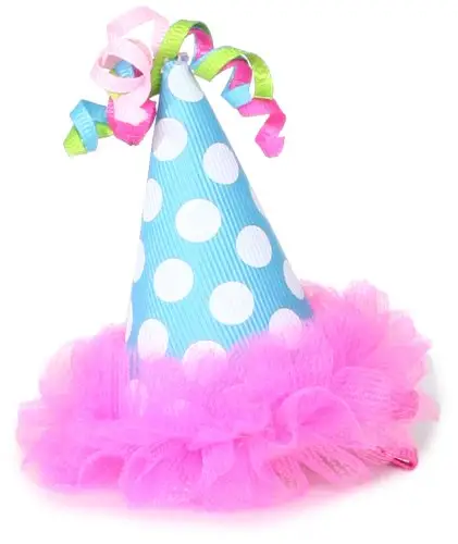 Sombreros de cumpleaños para niños y niñas, adornos para fiesta de cumpleaños, de papel, corona de princesa, color rosa y negro, venta al por mayor