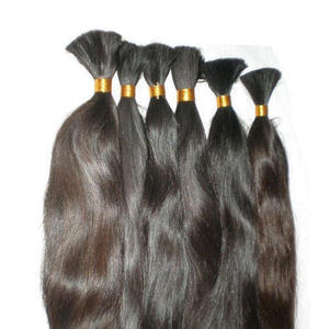 100% Virgin Indian <strong>Remy</strong> Hair Bulk Extensions Exclusively Single Drawn Temple Hair Available in Chennai