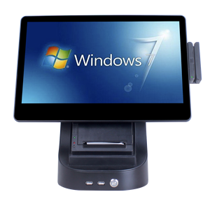 Factory Price 15.6 or 15 Inch Touch Screen <strong>windows</strong> Pos <strong>windows</strong> <strong>10</strong> with Built in Printer - Product Image 1