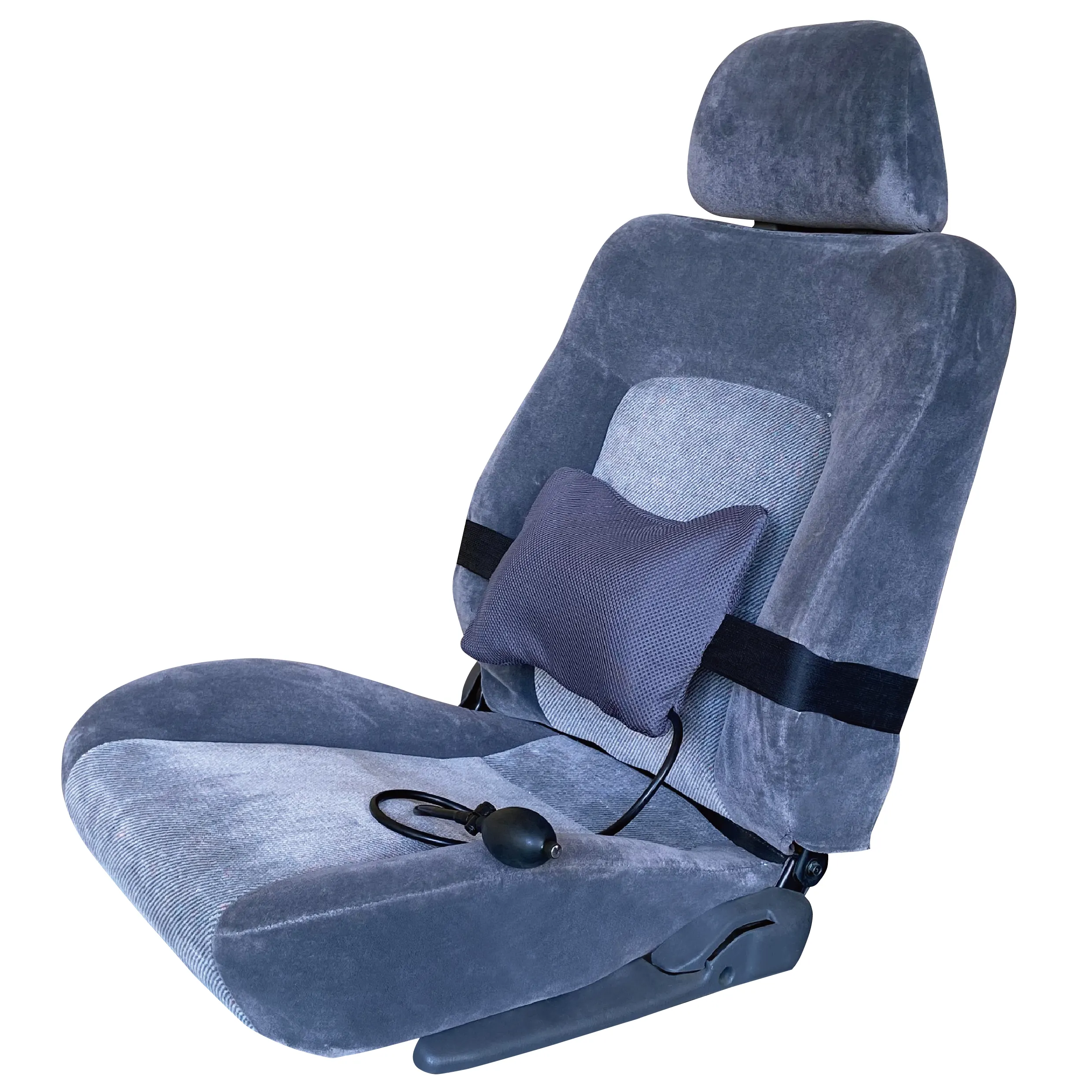 AC003LB-6 dahili araç koltuğu hava basıncı bel/bel desteği ergonomik rahat sürüş manuel pompa şişme