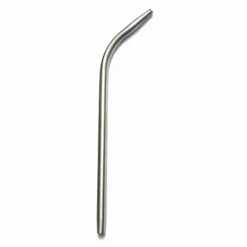 VeeCare-tubo de succión de Metal, aspirador Dental quirúrgico, punta de limpieza de hueso de endodoncia, 1mm, 1,5mm, 2mm, 2,5mm, 3mm