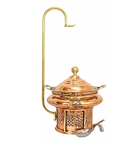 Mới đến bền vững đôi nồi hơi bain-ware đồ nấu nướng chất lượng đồng nhôm đồ dùng khách sạn sử dụng lâu dài chafing món ăn - Product Image 1