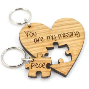 Laser cắt động vật phong cách bằng gỗ Keychain Keyring Trống Gỗ tự nhiên Thẻ quà tặng tùy chỉnh gỗ Scroll Saw dự án thủ công đồ trang sức - Product Image 5