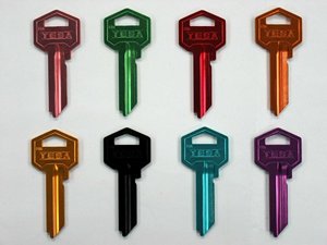Titanium <strong>Key</strong> Ultralight Unbendable Colours <strong>Key</strong> Blank UNI3 <strong>Key</strong> Blank for UNION Lock