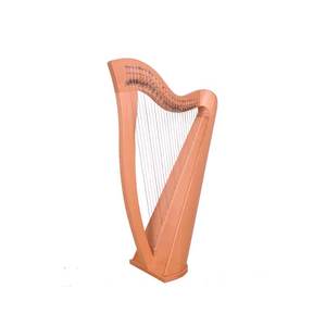 24 String Round Back Harp Beechwood - Product Image 1
