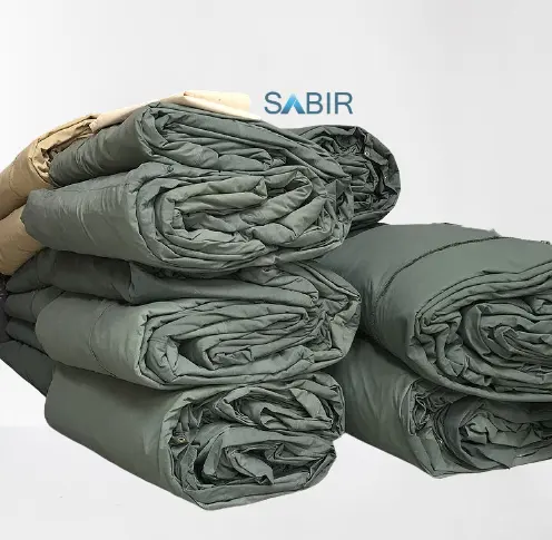 Lona impermeable de alta resistencia, lona de 100% algodón o polialgodón, tamaño personalizado, resistente al agua, tienda de tela