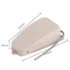 Metal ayak anahtarı SPDT anlık kaymaz pedal anahtarı 10A 220V elektrik güç anahtarı FS-3 pedal denetleyici - Product Image 3