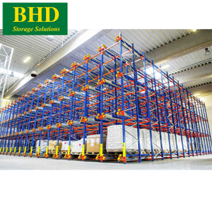 Sistema di scaffalature semiautomatico ad alta densità per il recupero automatizzato di scaffalature per Pallet personalizzate utilizzato In magazzino - Product Image 2