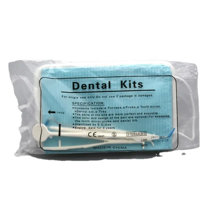 Conjunto de instrumentos dentales, suministro Dental desechable