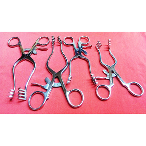 HOT SALE GORAYA GERMAN Lot of 4 Assorted Weitlaner Retractor Surgical Vetrinary Instruments 5.5''+<strong>6</strong>.5'' CE ISO APPROVED - Product Image 1
