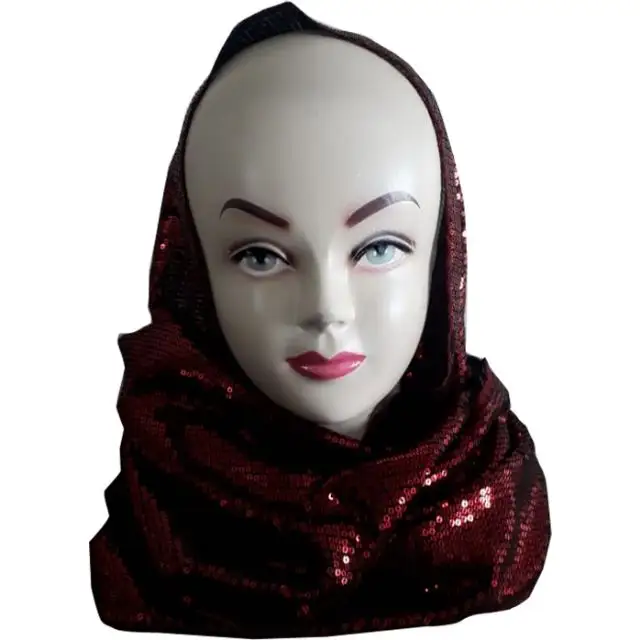 New popular ladies scarves soft long fashion islamic muslim hijabs sequin scarf women