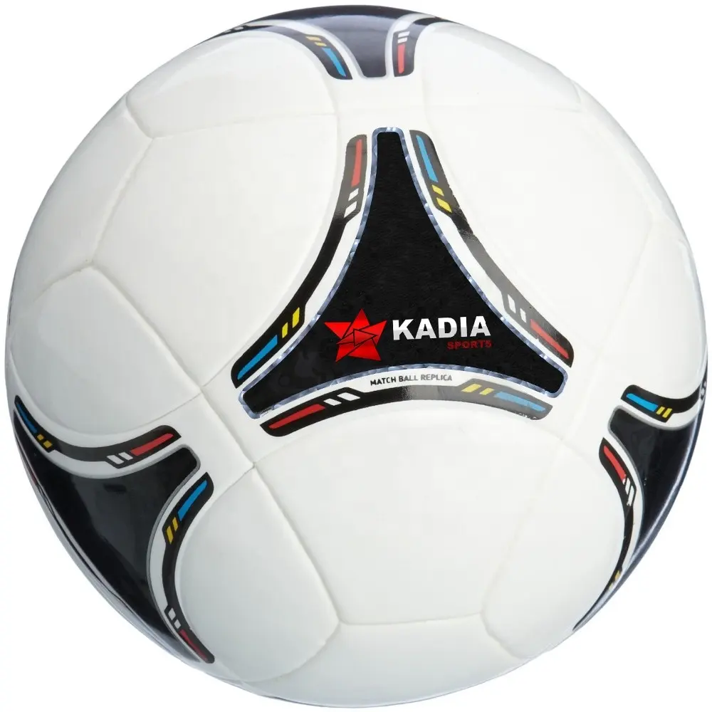 PVC Soccer Ball Pro Soccer Ball Official Size 5 Three Layer Wear Durable Soft PU Leather Seamless Team Match Group Trai