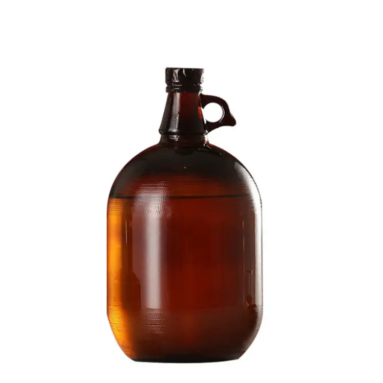 Venta al por mayor 1L 2L gran California Amber vino cerveza Growler sangría botellas de vidrio de vino de la Fábrica de la botella de cristal